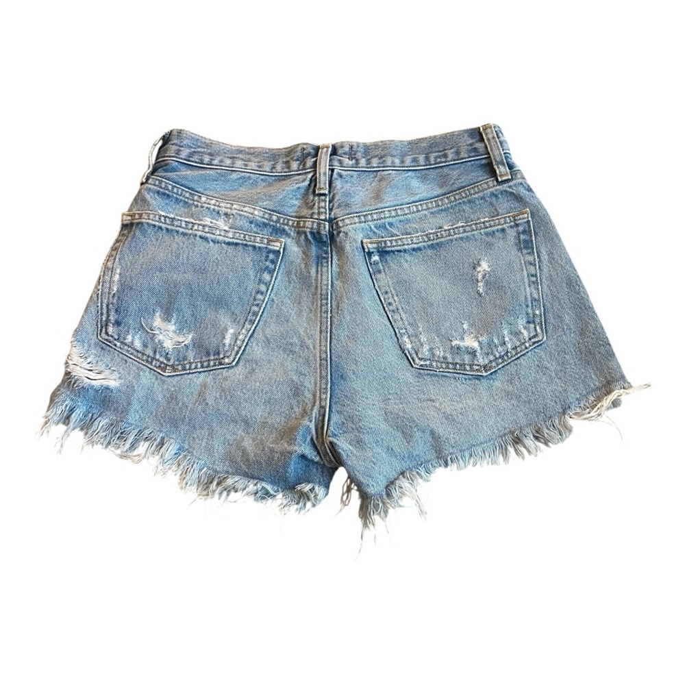 AGOLDE Parker Vintage Cut Off Jeans Swapmeet Sz 25 100% Cotton - Picture 2 of 6